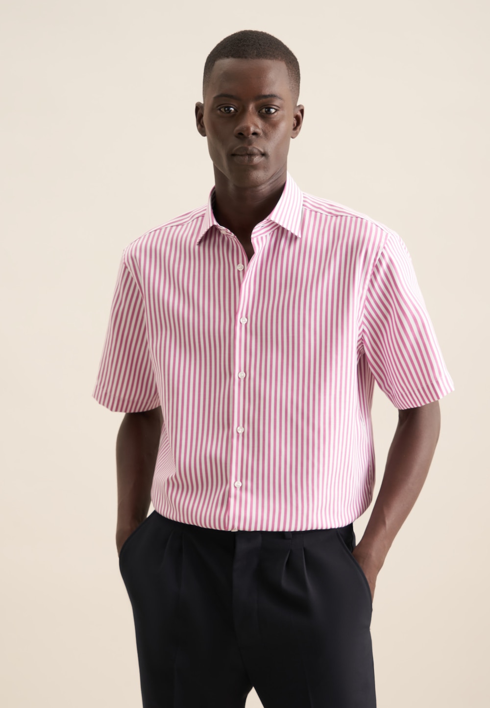 Herren Business Hemd - Streifen