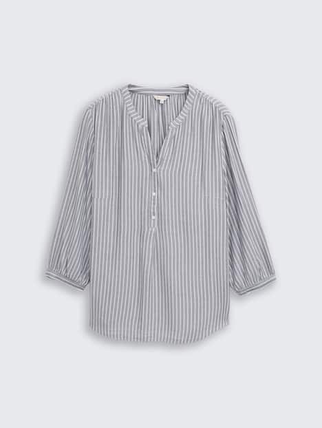 Bluse mit Streifenmuster