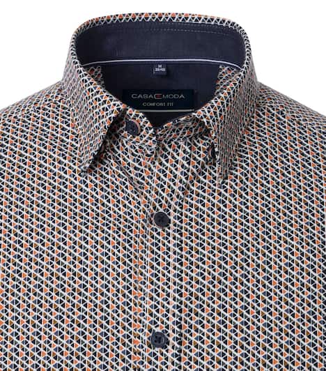 Freizeithemd Print Comfort Fit