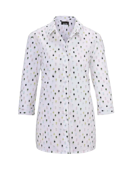 Bluse mit Hemdkragen
