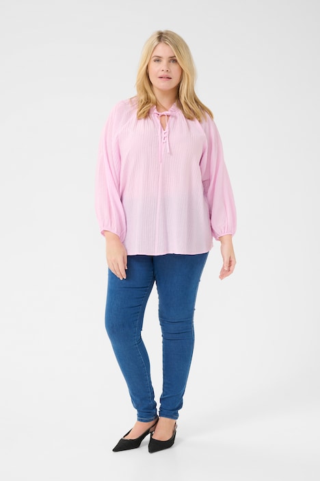 Langarm-Bluse Regular fit