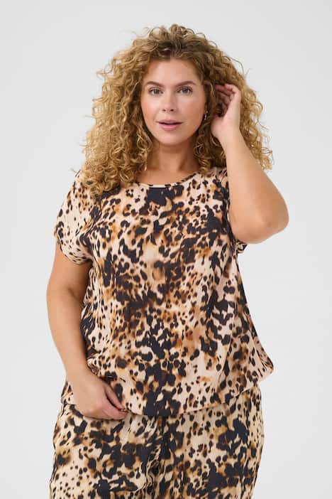 Kurzarm-Bluse Loose fit