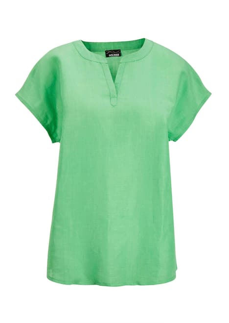 Luchtige zomerblouse van linnenmix