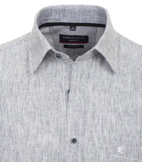 Leinenhemd gestreift Casual Fit
