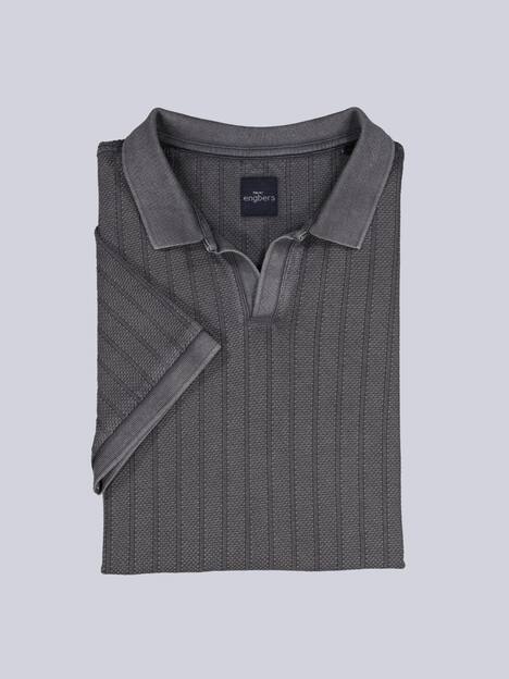 engbers Herren Poloshirt , Dunkelgrau