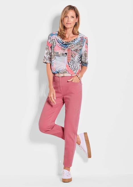 GOLDNER Jeanshose SARA Broek SARA met een verstevigde tailleband