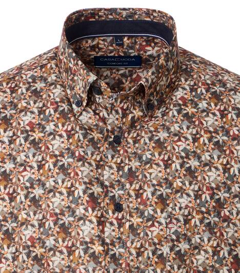 Freizeithemd Print Casual Fit