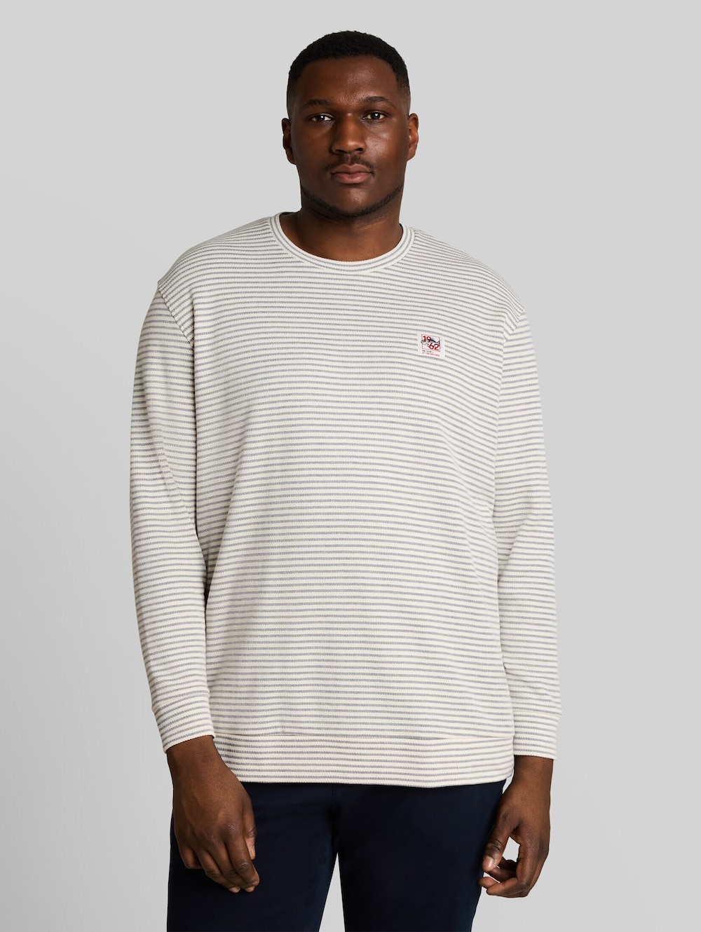 Langarmshirt mit Streifenmuster