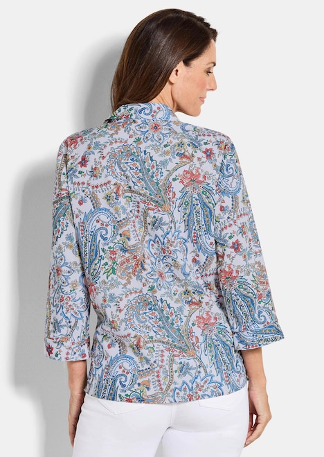 Bedrukte blouse met paisleypatroon