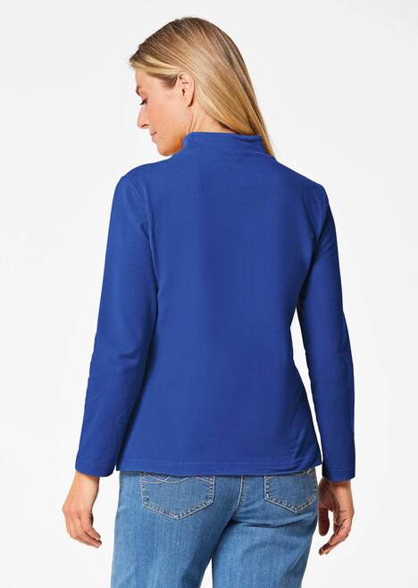 GOLDNER Shirt met opstaande kraag Shirt met opstaande kraag met lange mouwen