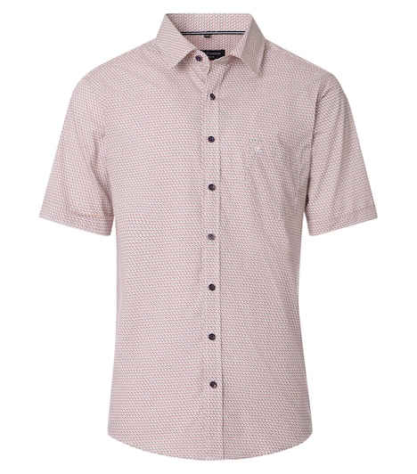 CASAMODA Freizeithemd Kurzarm Print Casual Fit