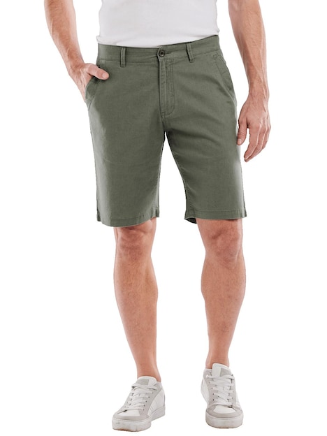 Herren Chino-Bermuda regular , Blassgruen