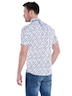 Herren Hemd kurzarm , Brilliantblau