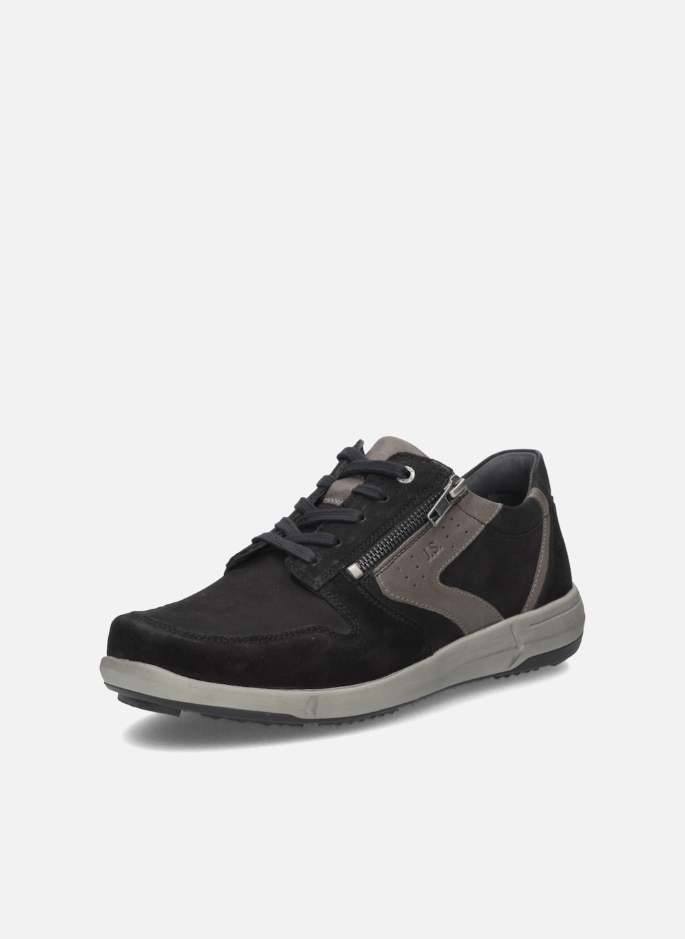 Herren Halbschuh Enrico 20, schwarz-kombi