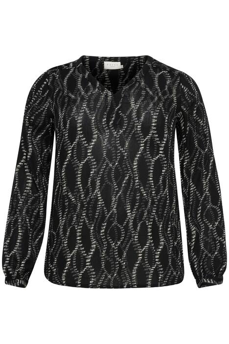 Langarm-Bluse Regular fit