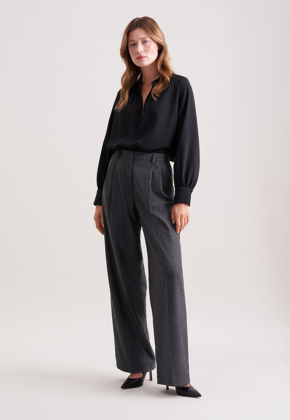 Damen Stoffhose - Flanell
