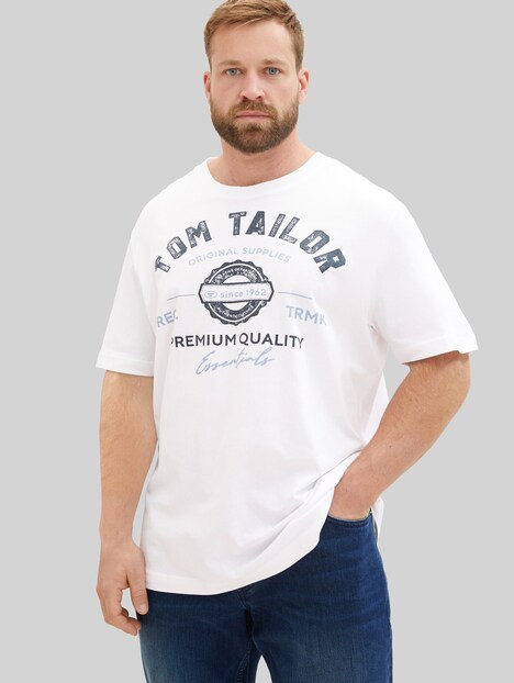 T-Shirt mit Logo Print