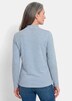 Ringelshirt mit Stehkragen