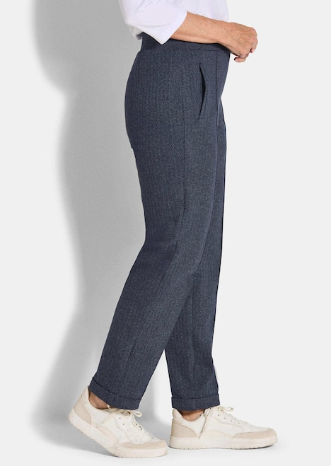 GOLDNER Broek CARLA Broek CARLA met visgraatmotief