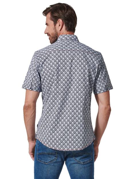 Kurzarm-Hemd gemustert