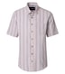 Leinenhemd kurzarm gestreift Comfort Fit