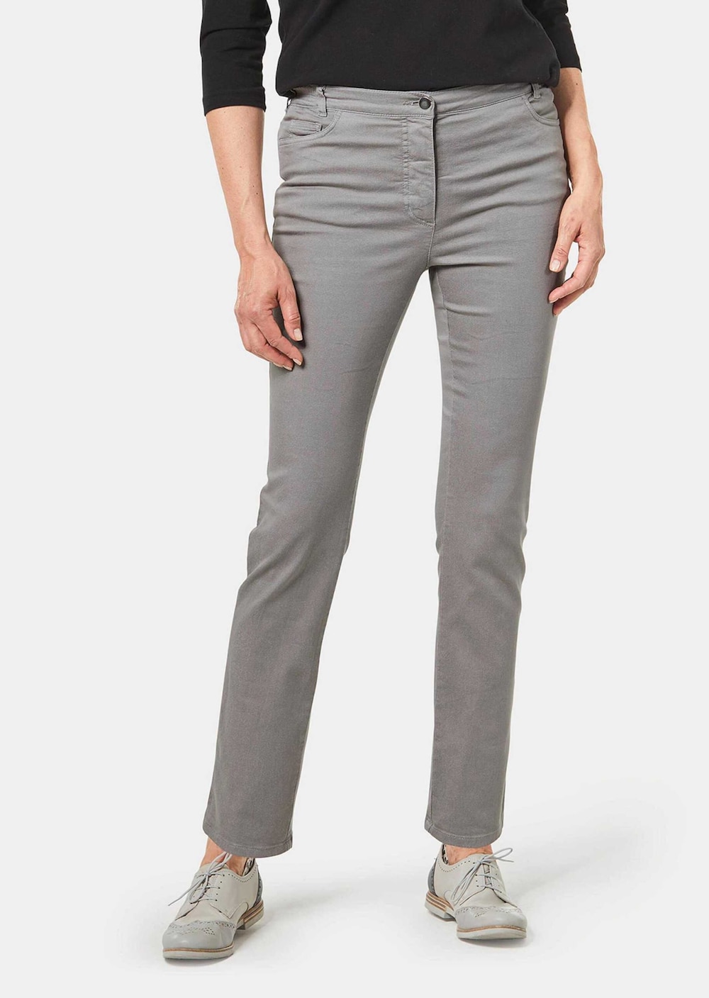 Hose Carla in jeanstypischer Form und trendstarker Farbe