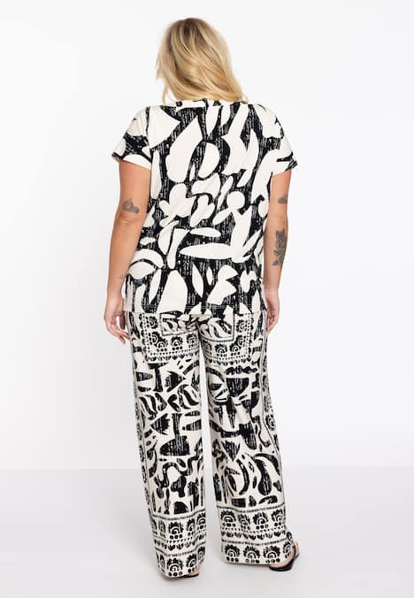 T-shirt met bloemenprint