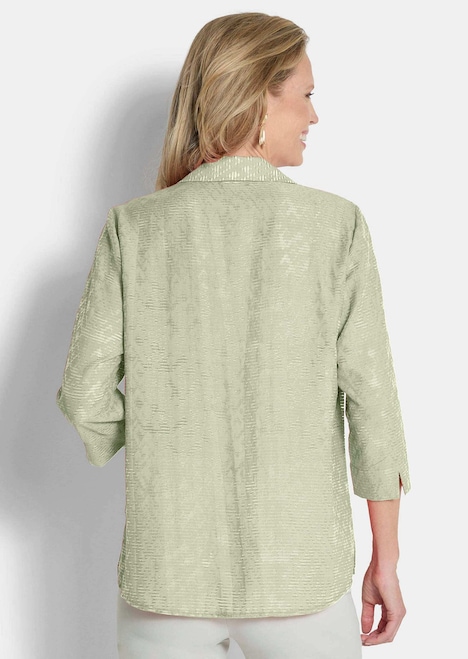 Viskosebluse mit filigranem Muster