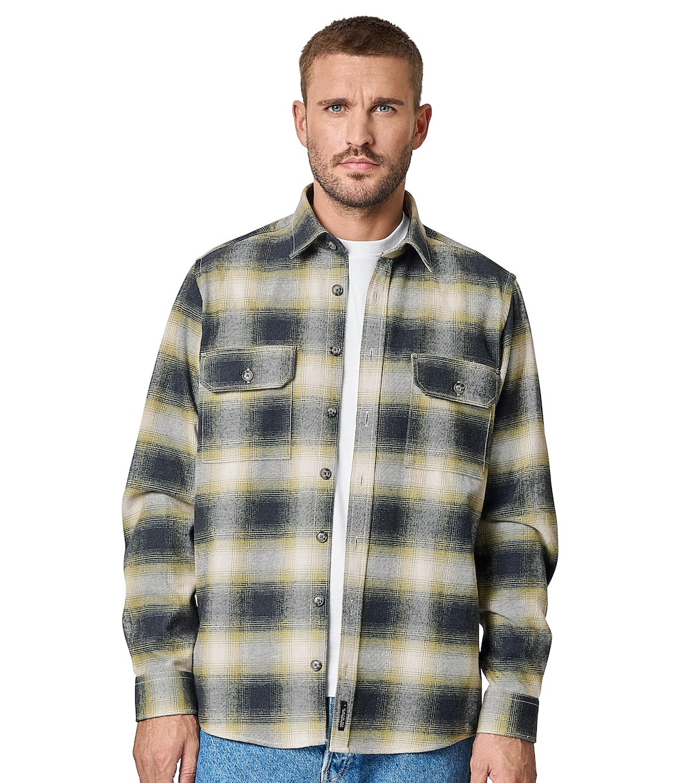 Hemdjacke kariert Casual Fit
