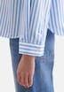 Damen Stehkragenbluse - Gestreift