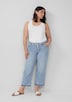 Cropped Jeans / Mid Rise / Straight Fit