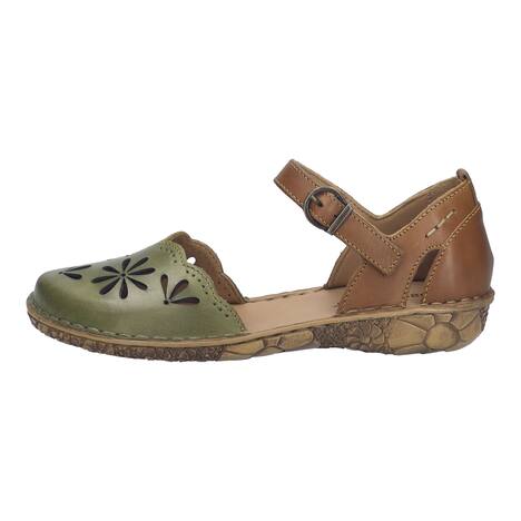 Damen Sandale Rosalie 04, khaki-kombi