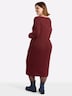 Strickkleid Strickkleid mit Rautenstrickmuster Langarm keine Angabe