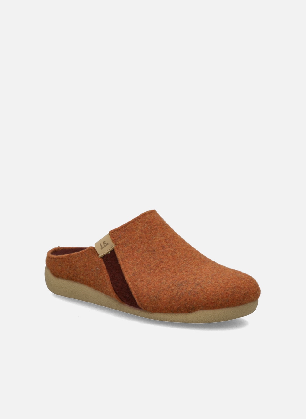 Damen Hausschuh Cara 05, orange-kombi