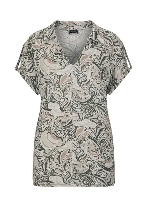 Blusenshirt mit Paisley-Muster