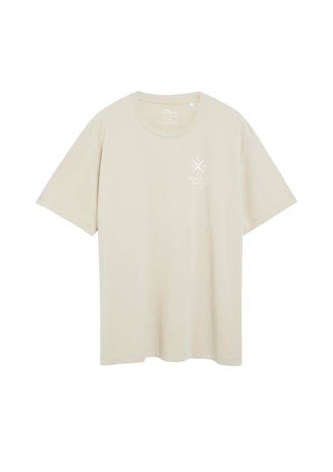 Weiches Baumwoll-T-Shirt mit Frontprint