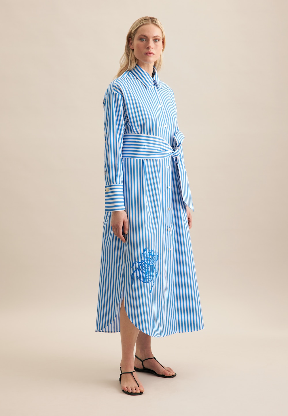 Damen Kleid - Streifen