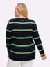 Pullover Langarm Jersey Sonstiges Muster Ohne Kragen