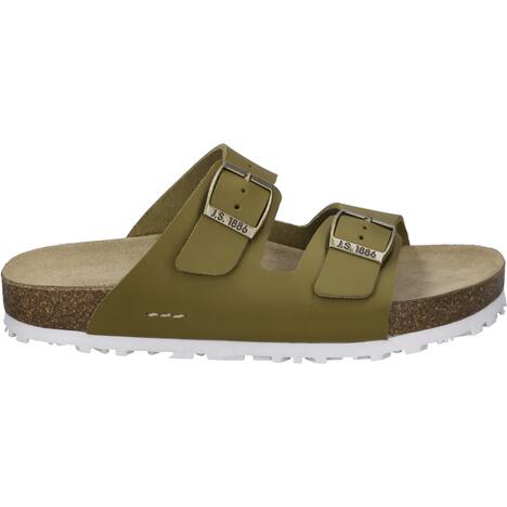 Damen Sandale Hermine 01, oliv-kombi