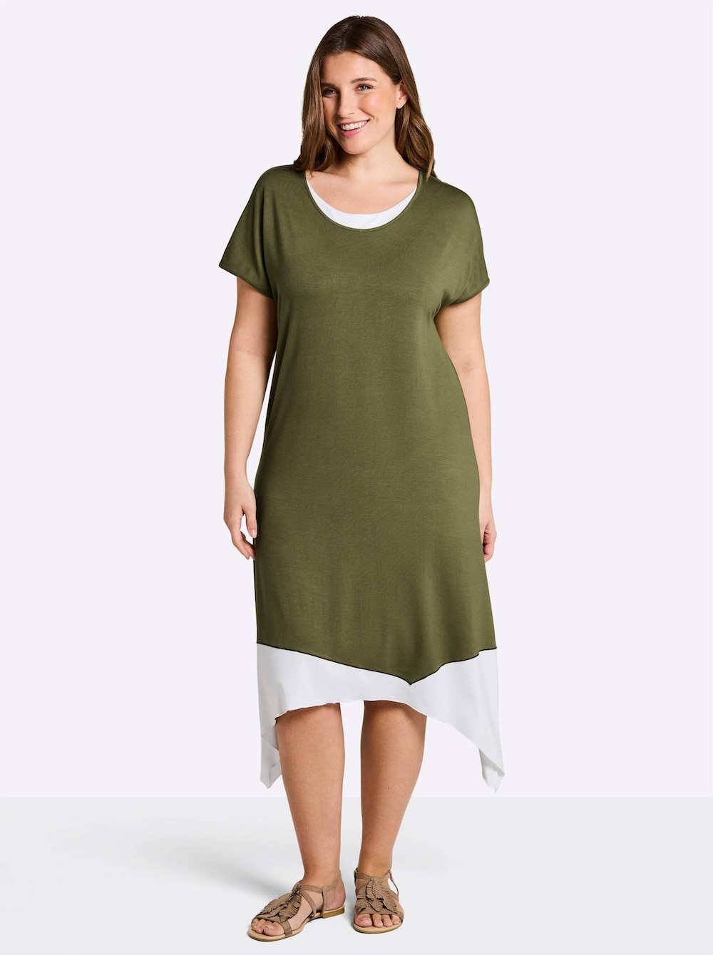 Jersey-Kleid Kurzarm
