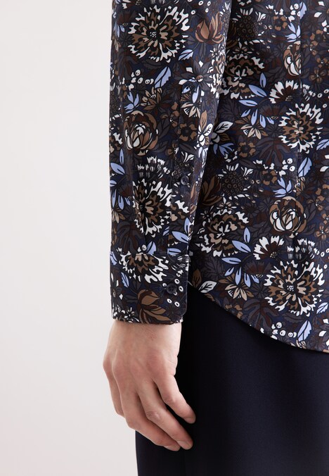 Herren Business Hemd - Geblümt