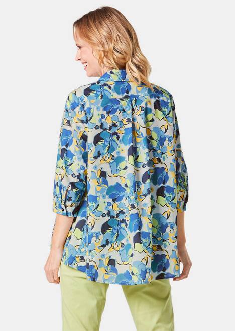 Moderne Druckbluse in legerer Form