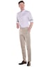 Herren Anzug-Hose slim fit , Beige