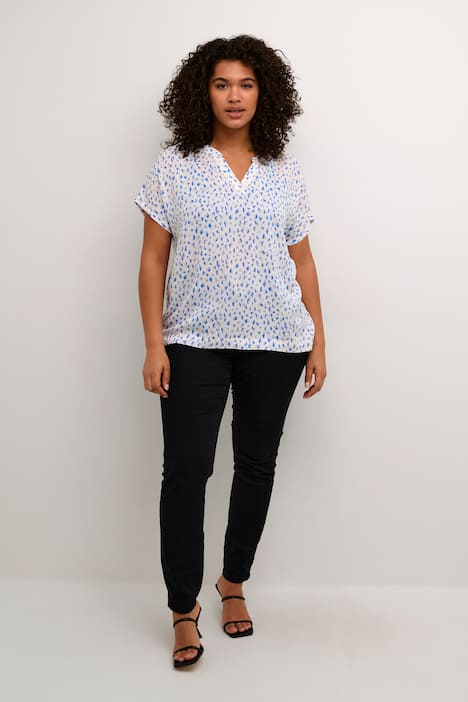 Kurzarm-Bluse Regular fit