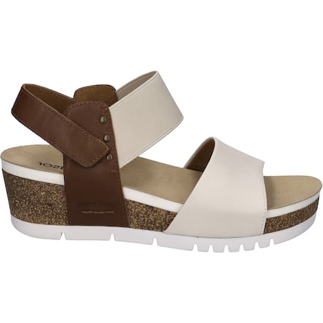 Damen Sandale Quinn 09, creme-kombi