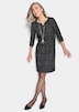 GOLDNER Jurk Jersey jurk in tweedlook met een mooie glans