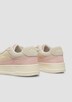 Leder-Sneaker mit Plateau-Sohle