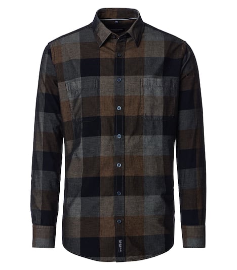 Freizeithemd kariert Casual Fit