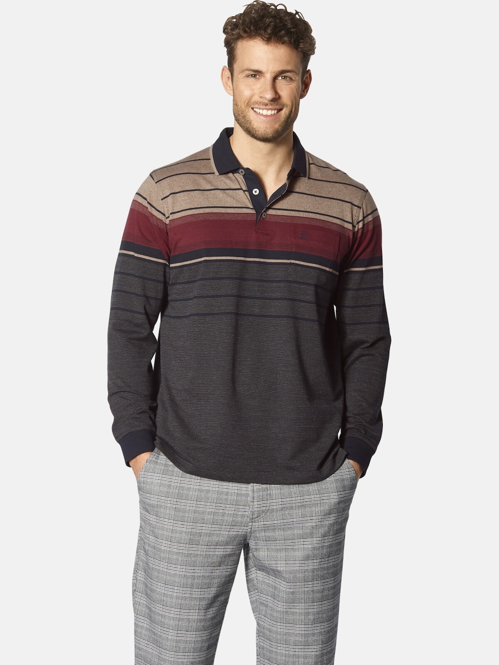 Langarm-Poloshirt FILOSSI