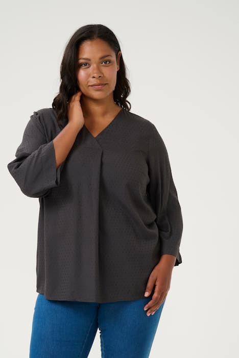 Langarm-Bluse Regular fit